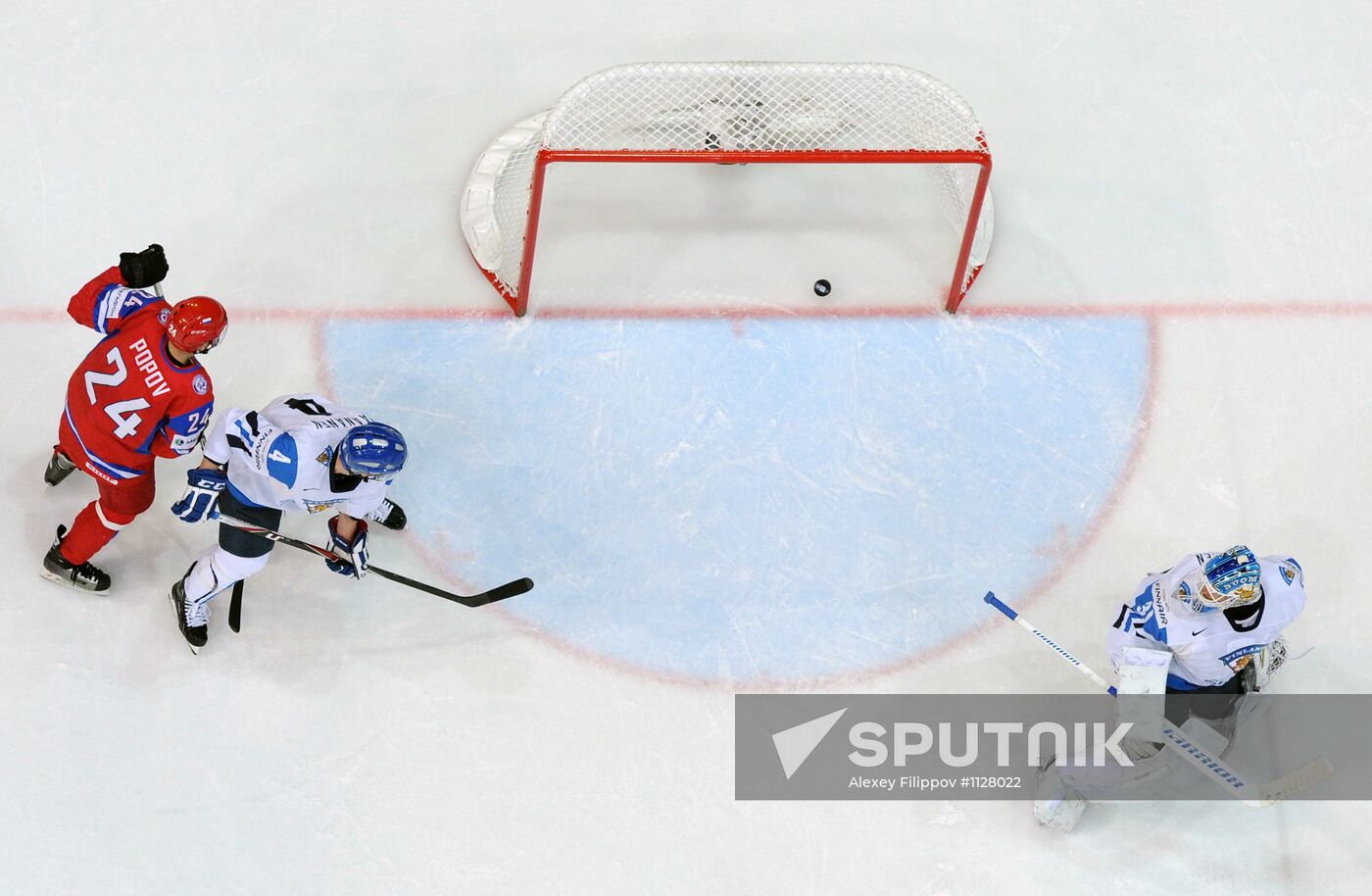 2012 World Ice Hockey Championships. Finland vs. Russia