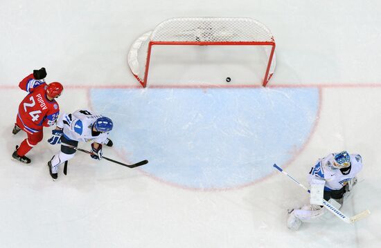 2012 World Ice Hockey Championships. Finland vs. Russia
