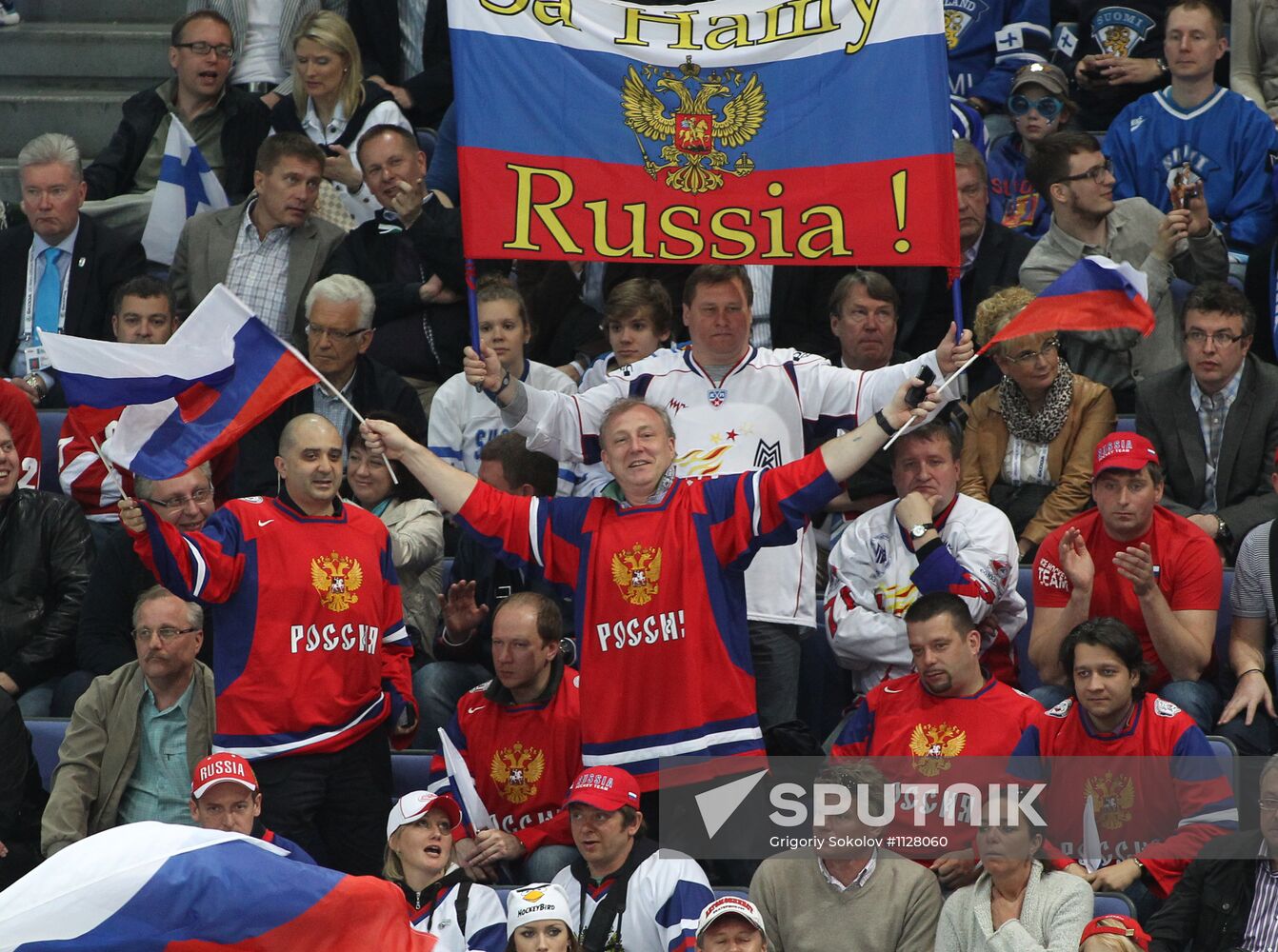 2012 World Ice Hockey Championships. Finland vs. Russia
