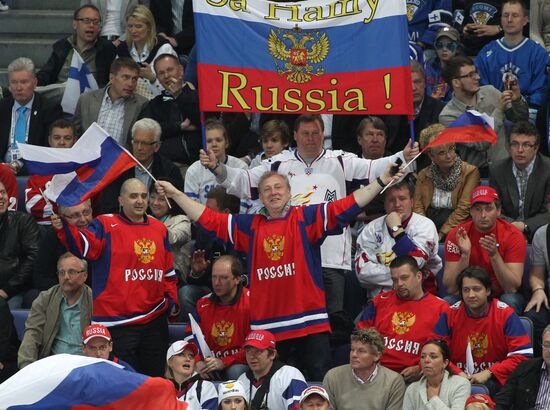2012 World Ice Hockey Championships. Finland vs. Russia