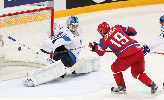 2012 World Ice Hockey Championships. Finland vs. Russia