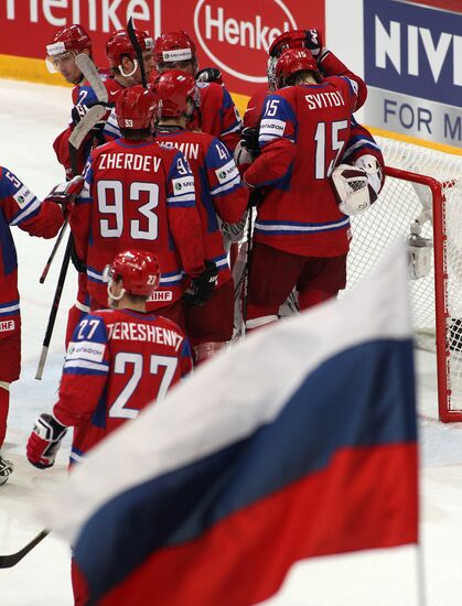 2012 World Ice Hockey Championships. Finland vs. Russia