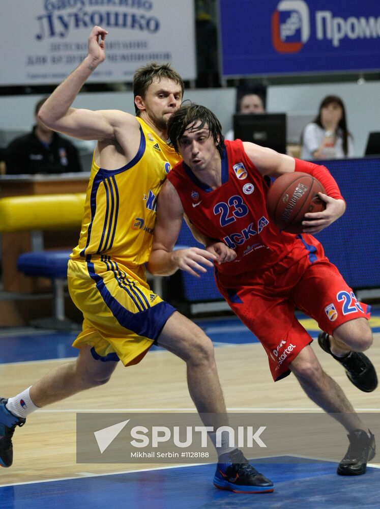 Professional Basketball League. Khimki vs. CSKA