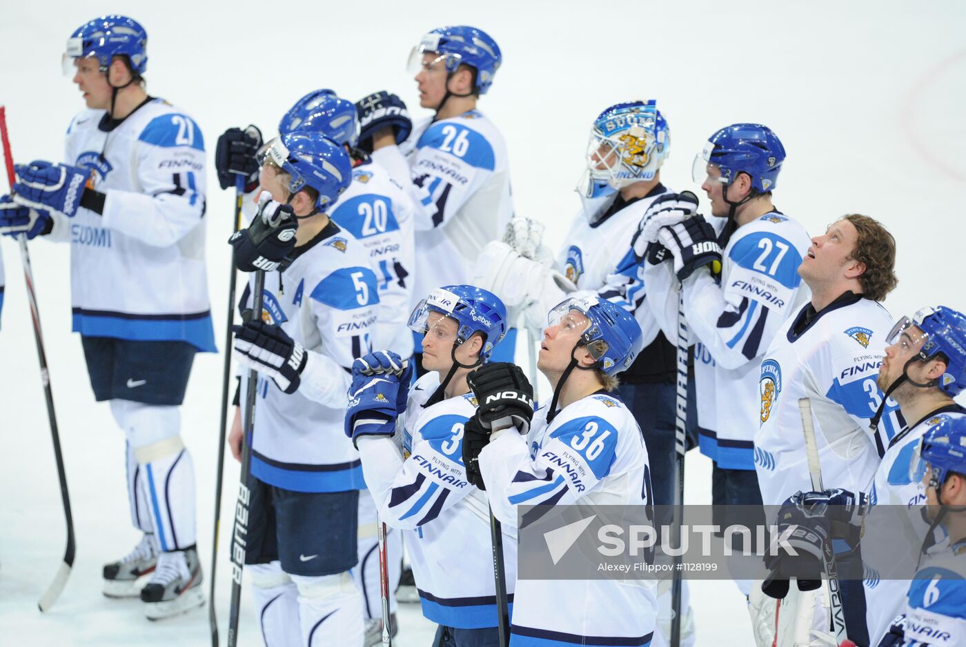 Hockey World Championships. Russia vs. Finland