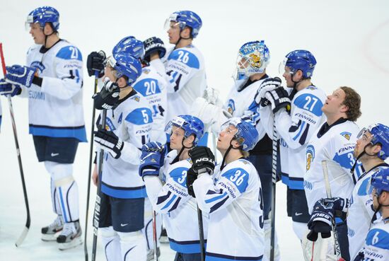 Hockey World Championships. Russia vs. Finland
