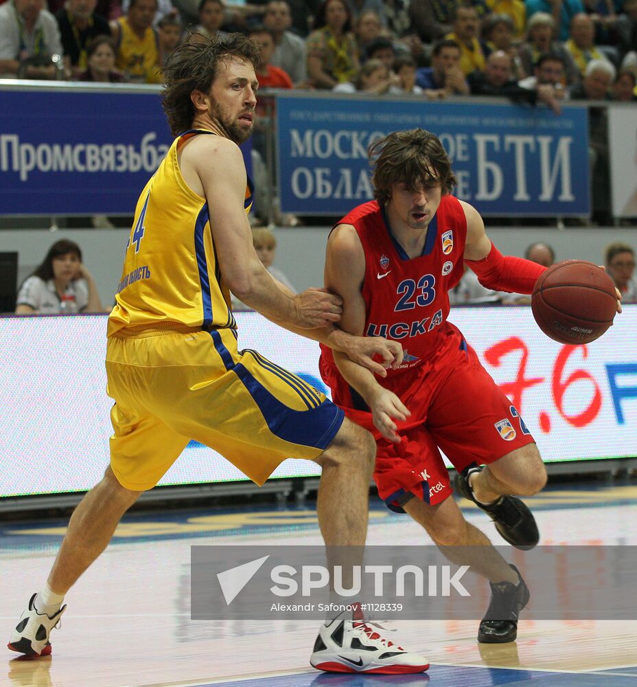 Basketball PBL. Match Khimki - CSKA