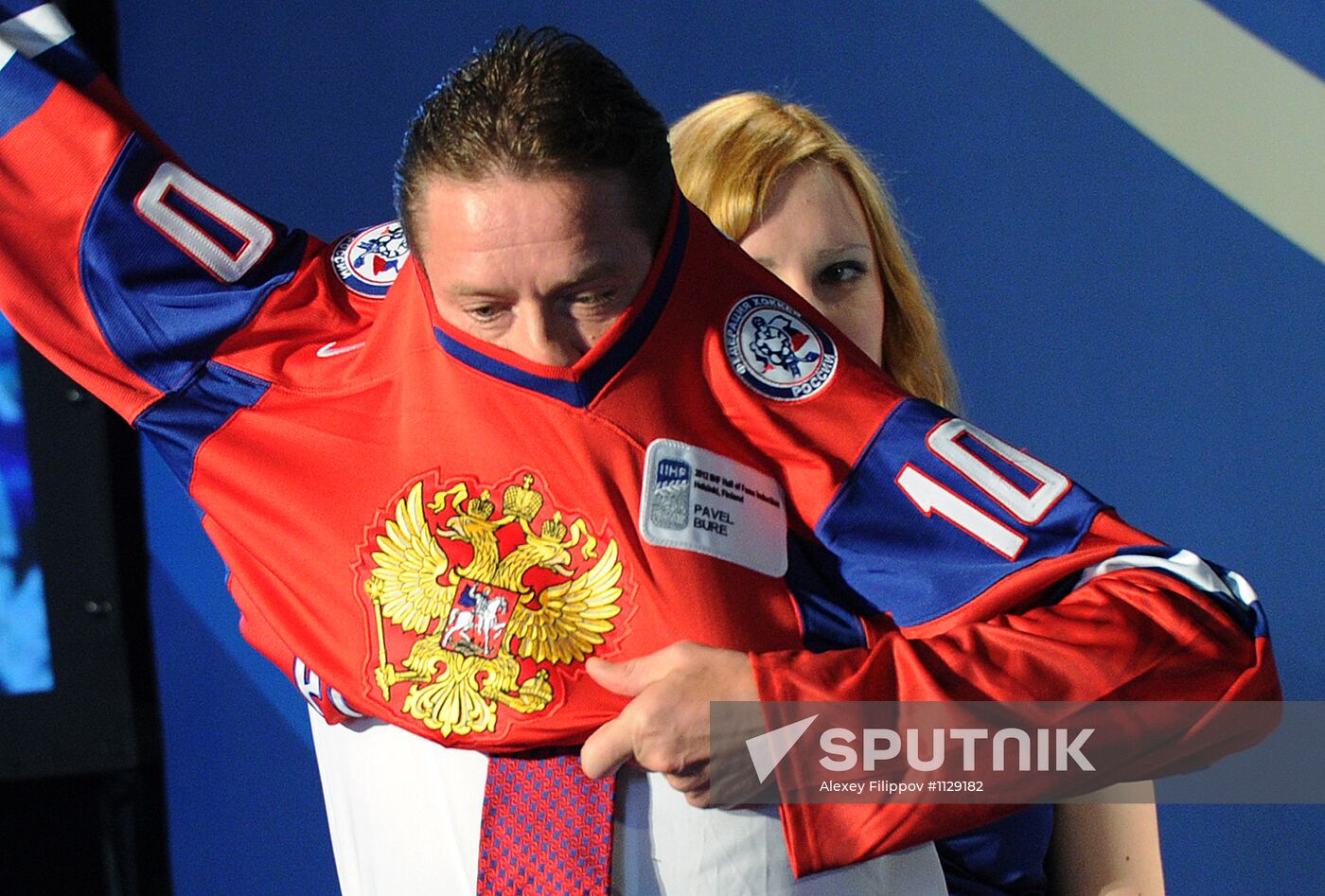 Pavel Bure inducted in IIHF's Hall of Fame
