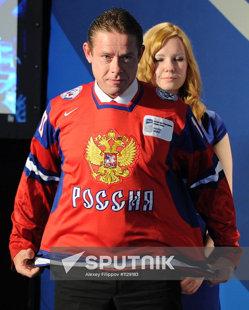 Pavel Bure inducted in IIHF's Hall of Fame