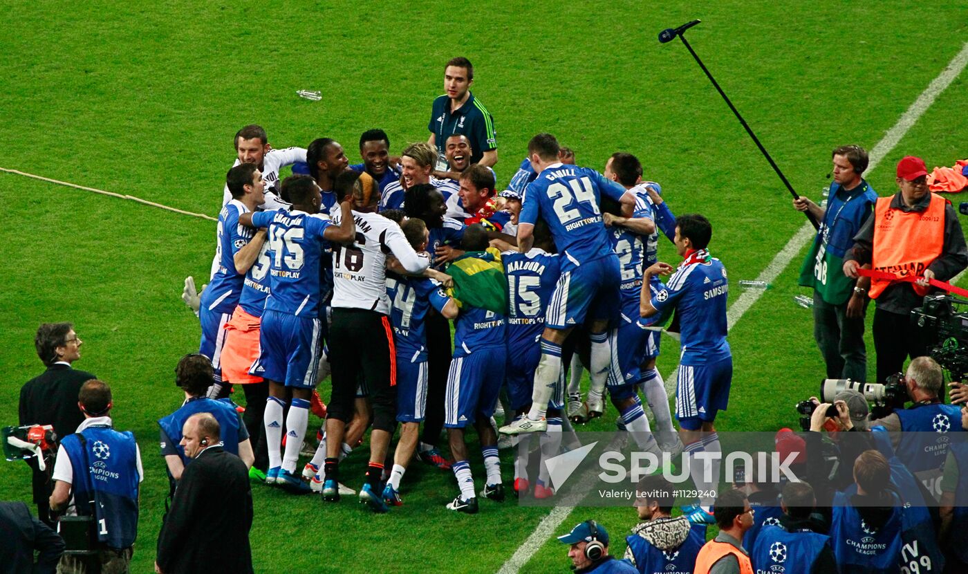 Football UEFA Champions League Final. Match Bavaria – Chelsea