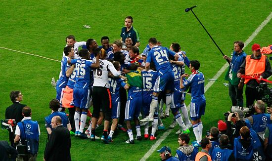 Football UEFA Champions League Final. Match Bavaria – Chelsea