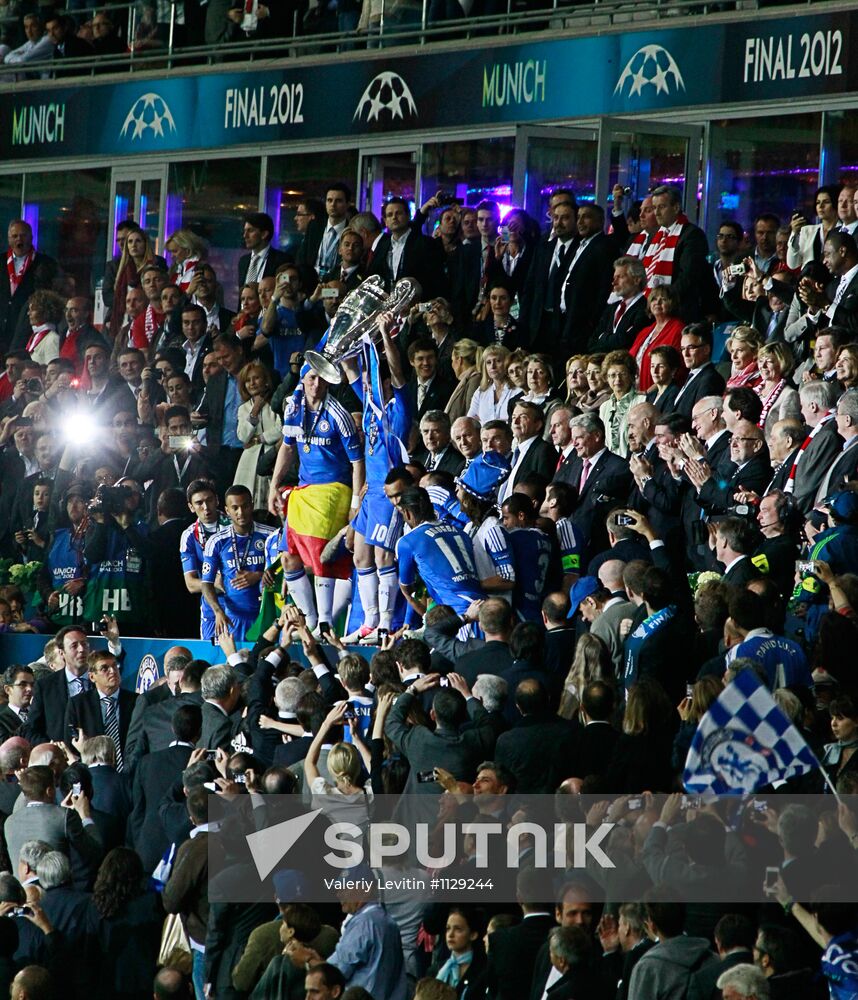 Football UEFA Champions League Final. Match Bavaria – Chelsea