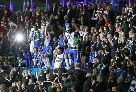 Football UEFA Champions League Final. Match Bavaria – Chelsea