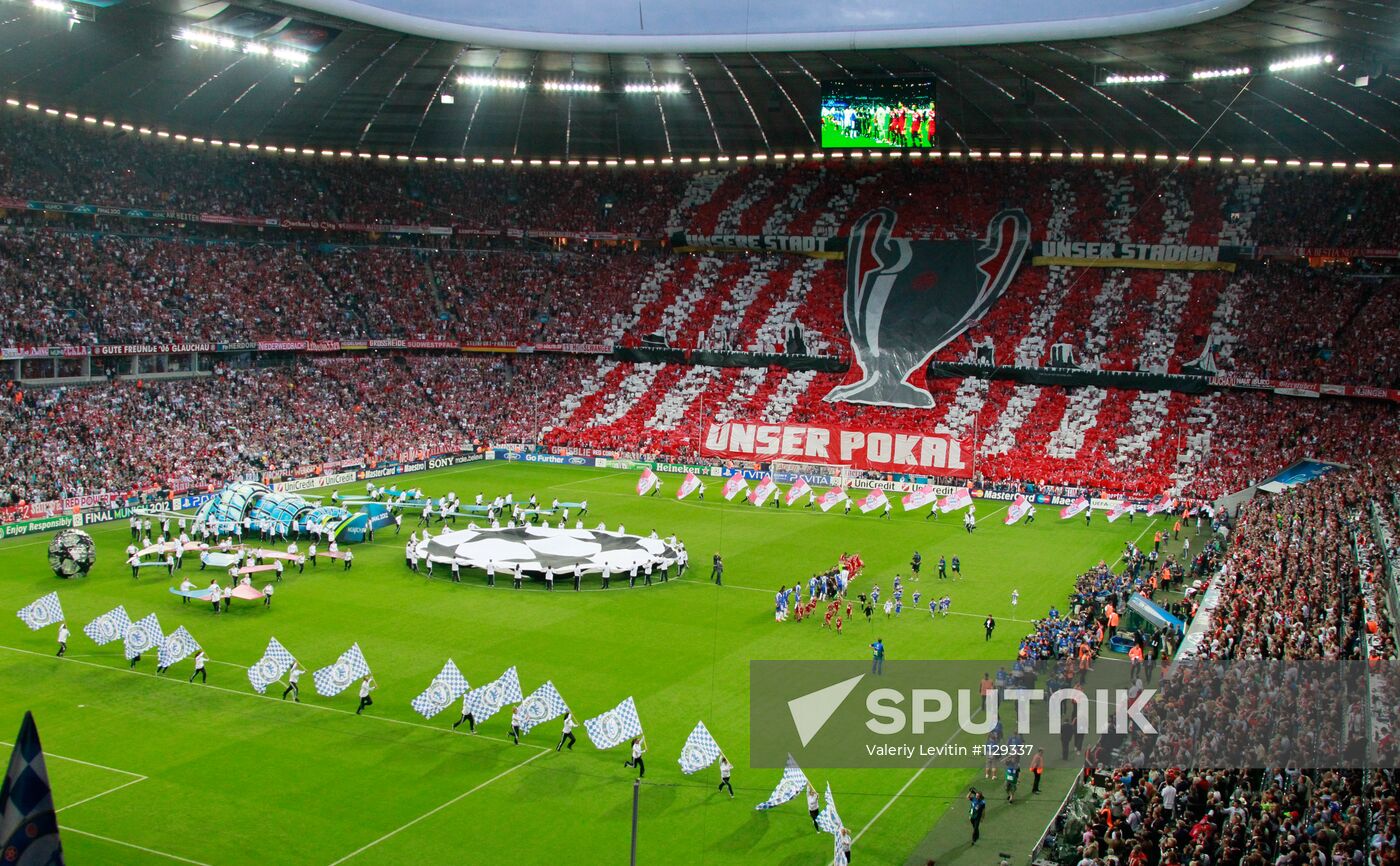 Football UEFA Champions League. Final Match Bavaria - Chelsea