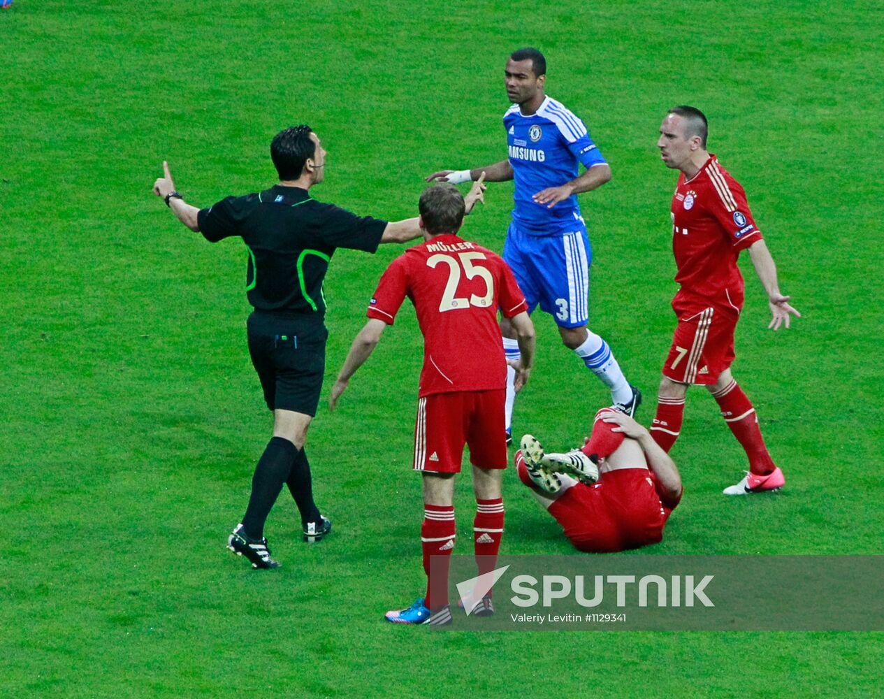 Football UEFA Champions League. Final Match Bavaria - Chelsea