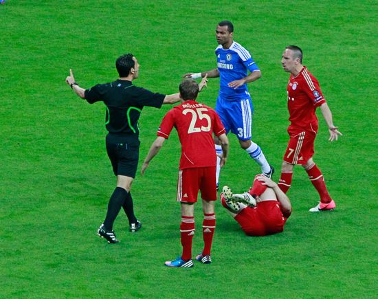 Football UEFA Champions League. Final Match Bavaria - Chelsea