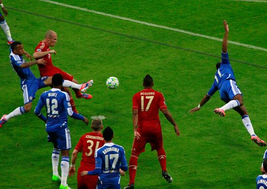 Football UEFA Champions League. Final Match Bavaria - Chelsea