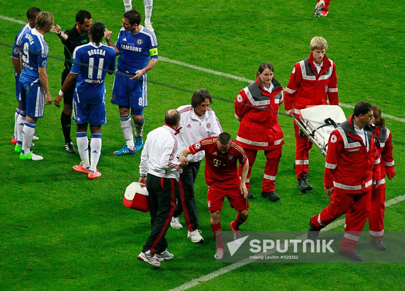 Football UEFA Champions League Final. Match Bavaria – Chelsea