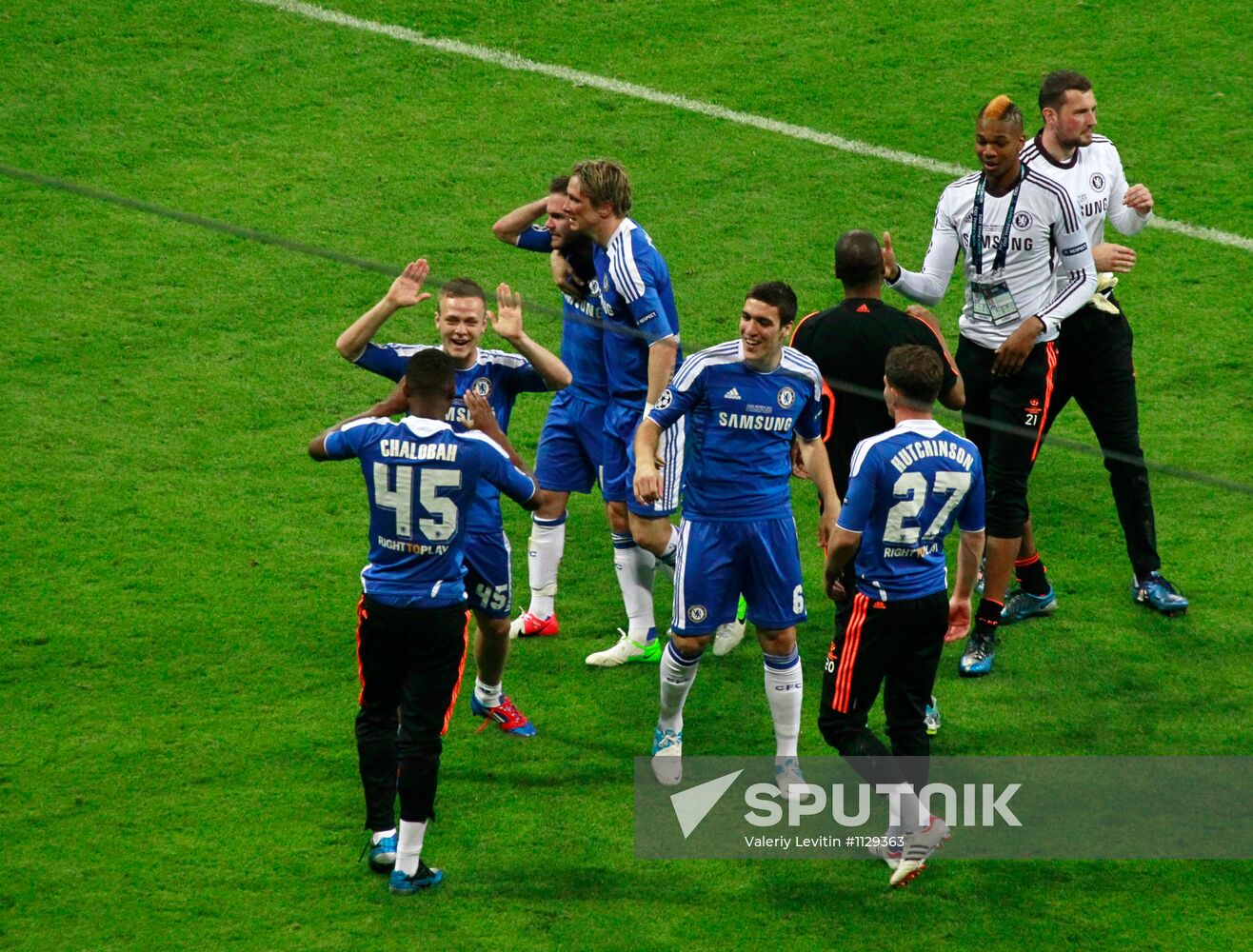 Football UEFA Champions League Final. Match Bavaria – Chelsea