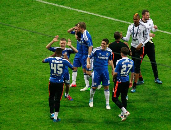Football UEFA Champions League Final. Match Bavaria – Chelsea
