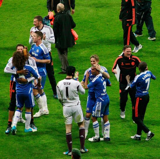 Football UEFA Champions League Final. Match Bavaria – Chelsea