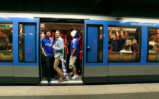 Football UEFA Champions League. Final Match Bavaria – Chelsea