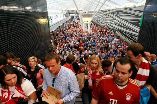 Football UEFA Champions League. Final Match Bavaria – Chelsea