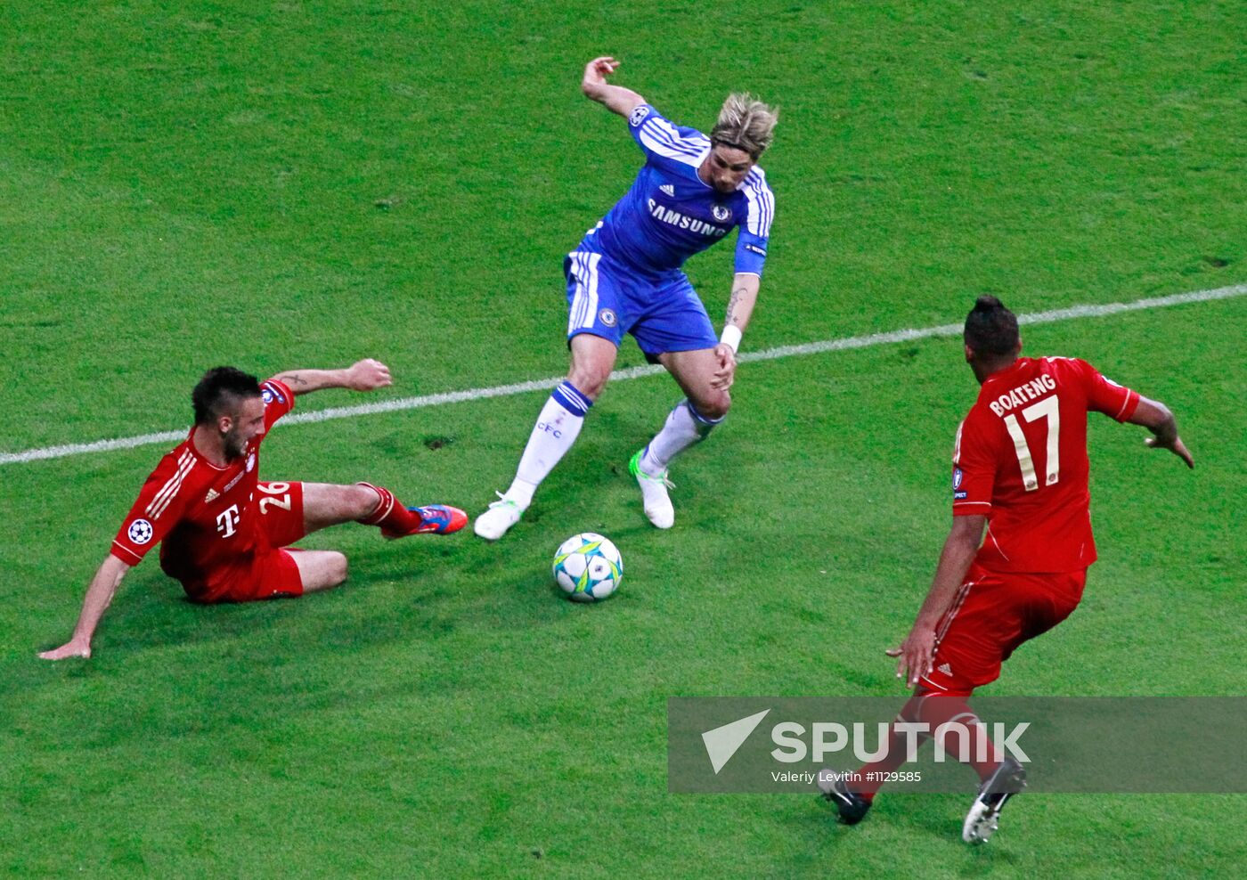 Football UEFA Champions League Final. Match Bavaria - Chelsea