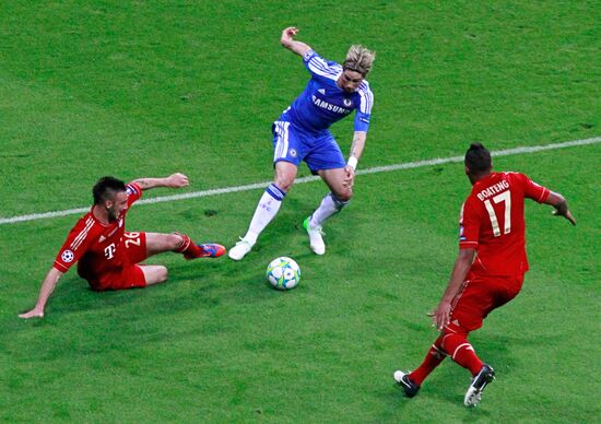 Football UEFA Champions League Final. Match Bavaria - Chelsea