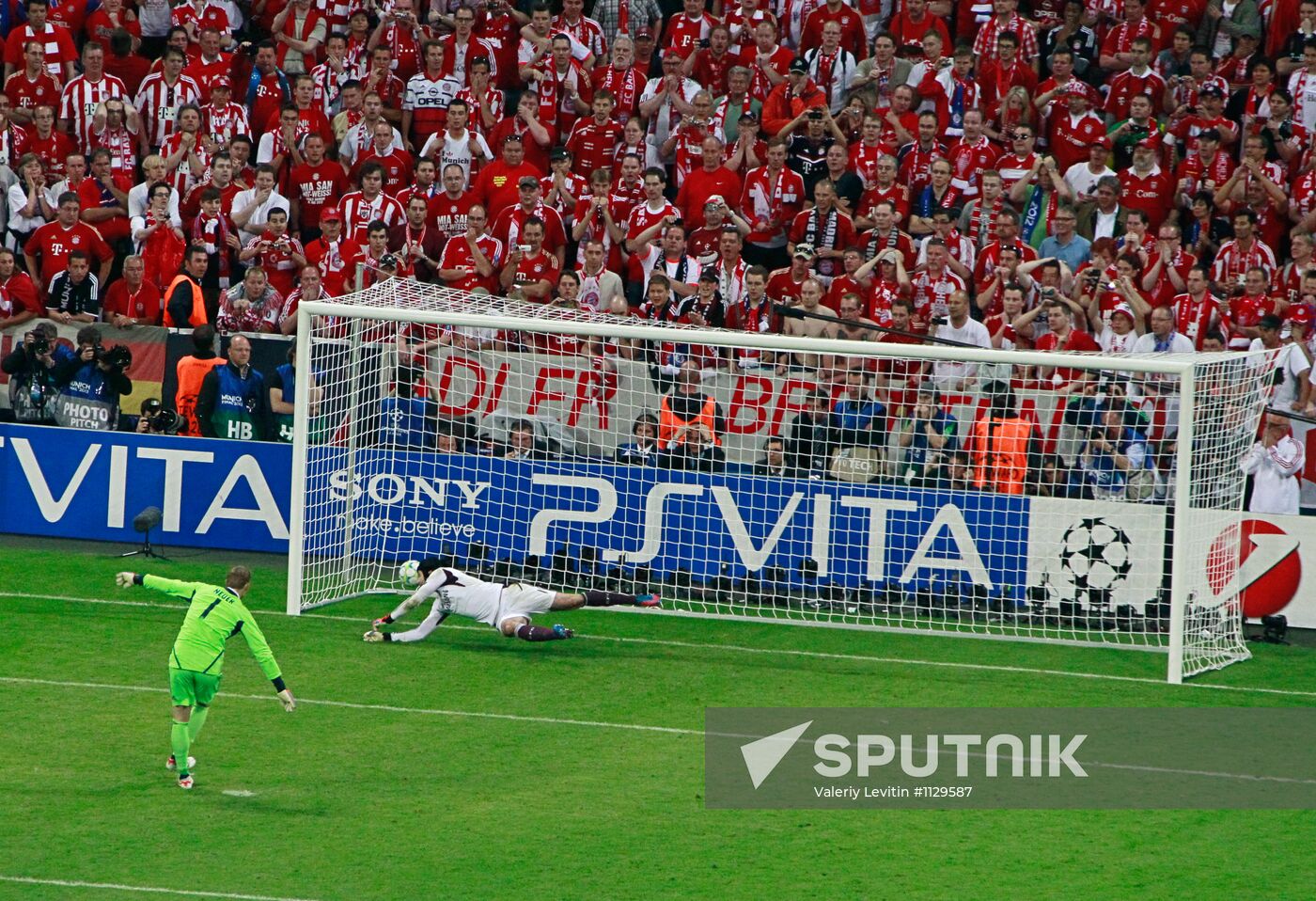 Football UEFA Champions League Final. Match Bavaria - Chelsea
