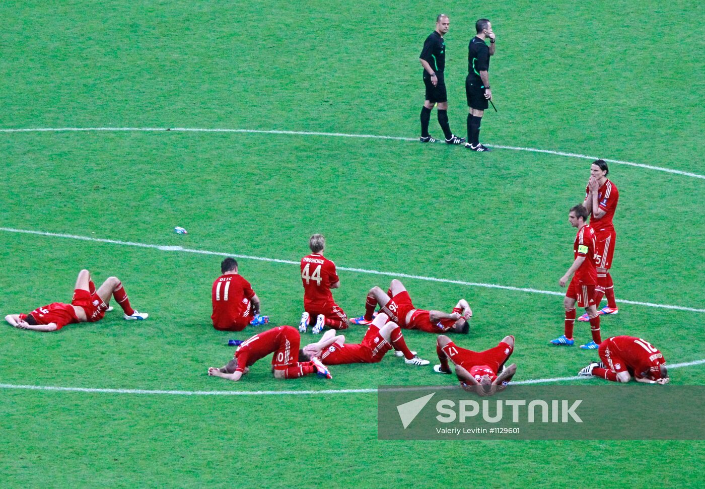 Football UEFA Champions League Final. Match Bavaria - Chelsea