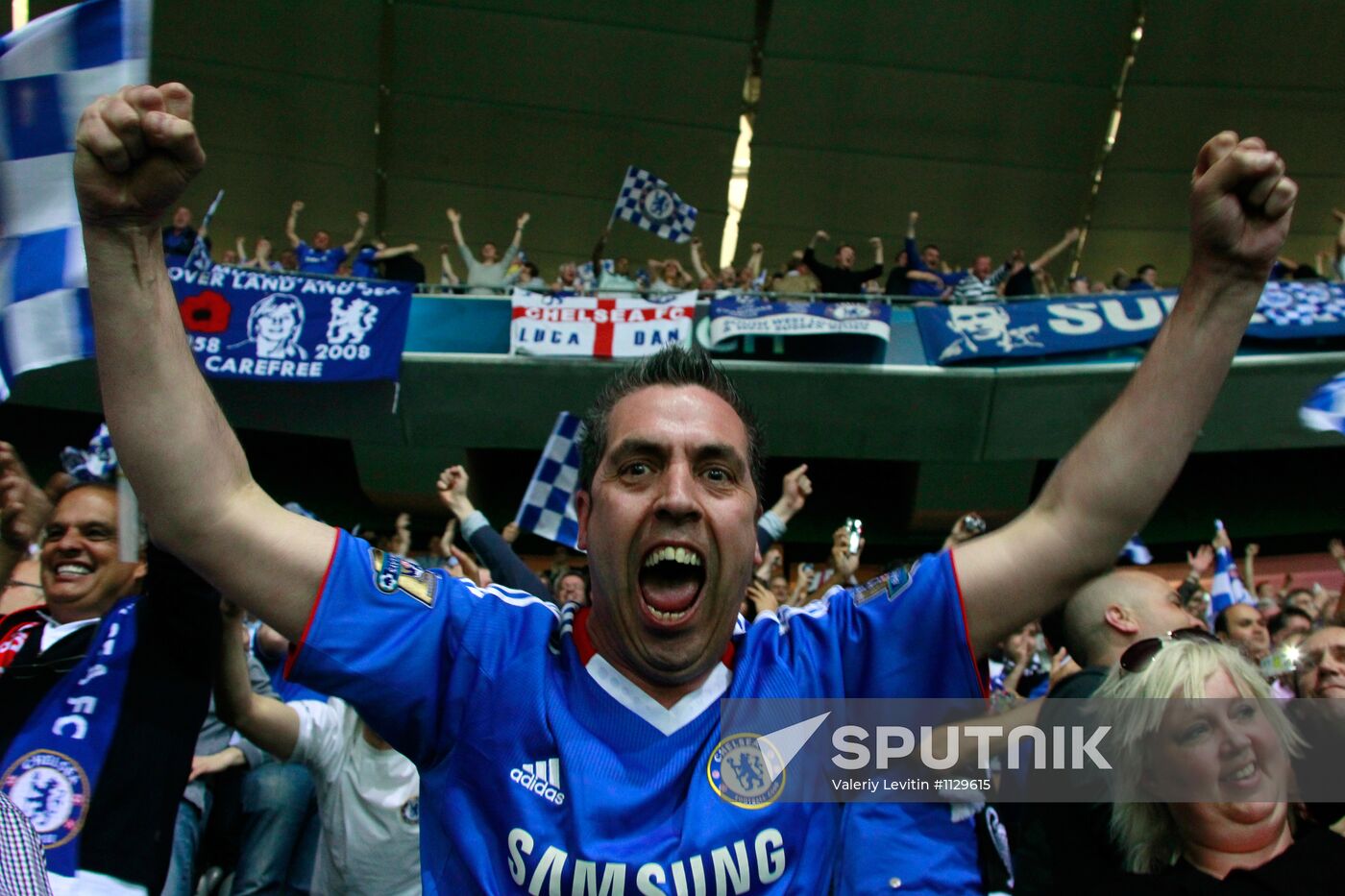 Football UEFA Champions League. Final Match Bavaria – Chelsea