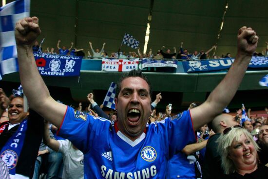 Football UEFA Champions League. Final Match Bavaria – Chelsea