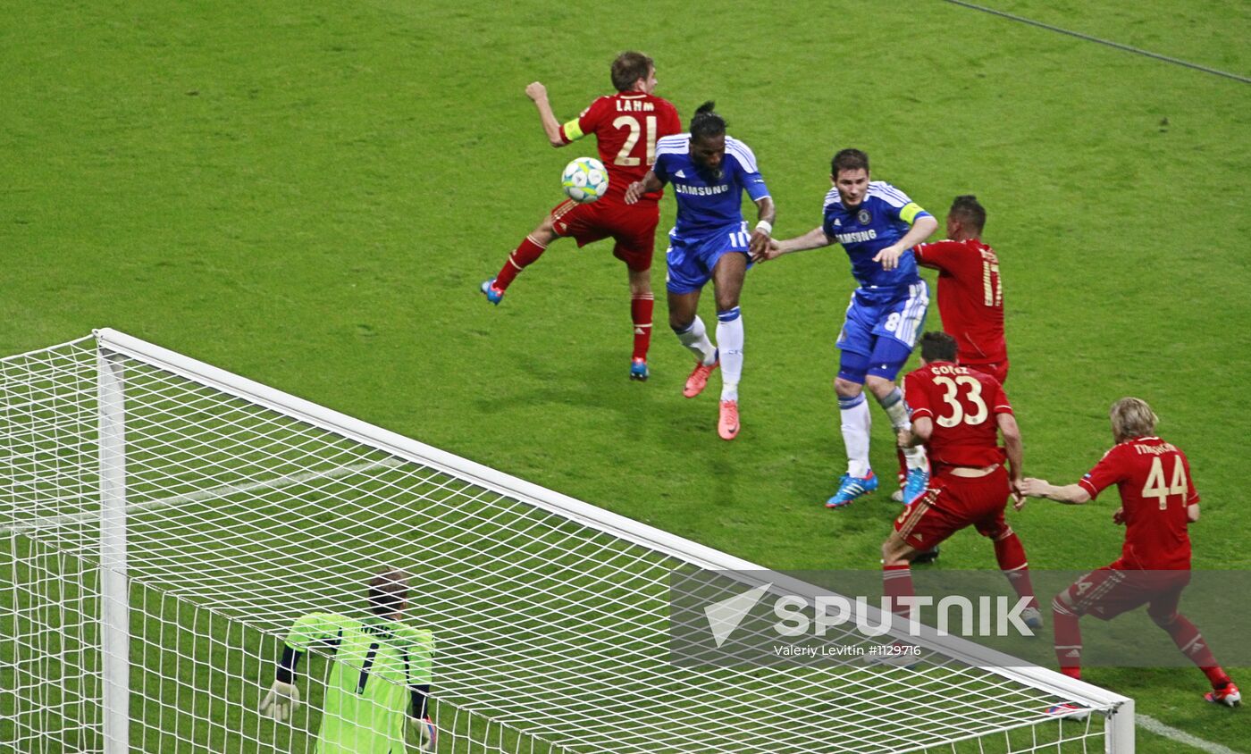 Football UEFA Champions League Final. Match Bavaria - Chelsea