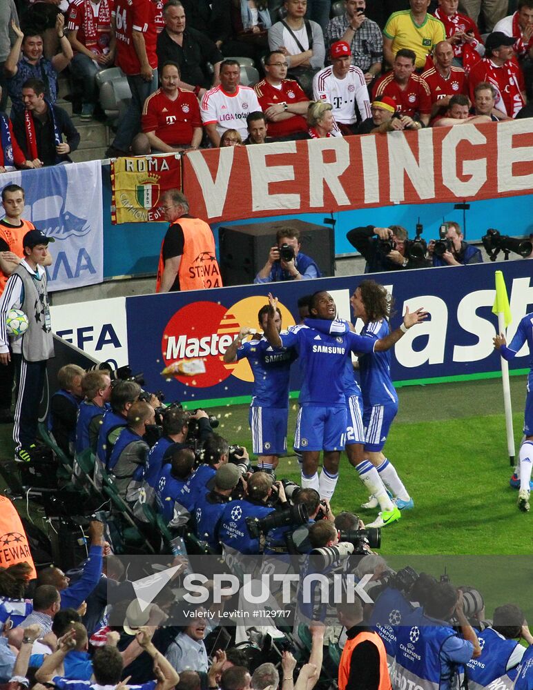 Football UEFA Champions League. Final Match Bavaria – Chelsea