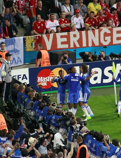 Football UEFA Champions League. Final Match Bavaria – Chelsea