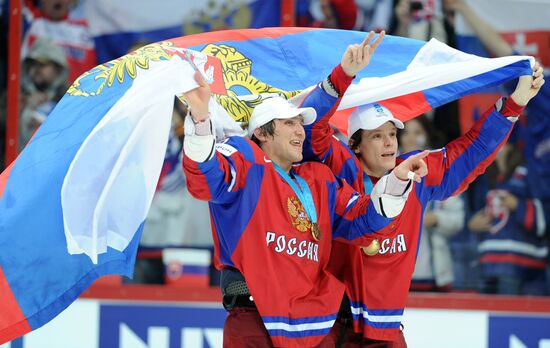 Hockey World Championship. Final match Russia - Slovakia