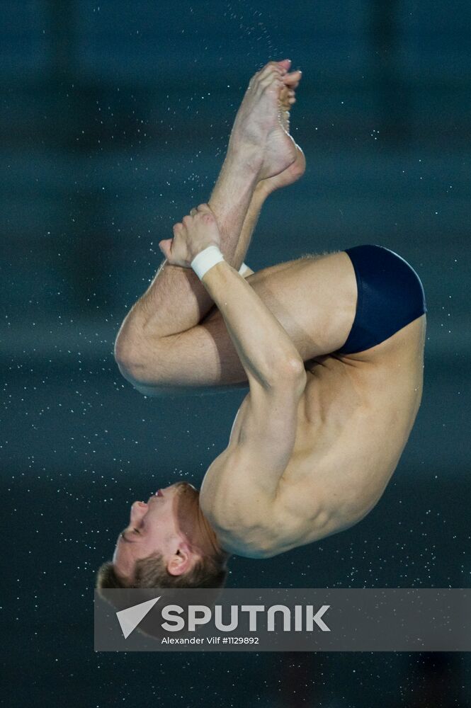 Synchronized diving European Diving Championships. Men's 10 m