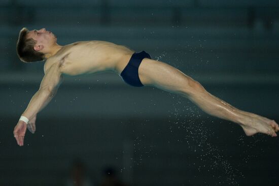 Synchronized diving European Diving Championships. Men's 10 m