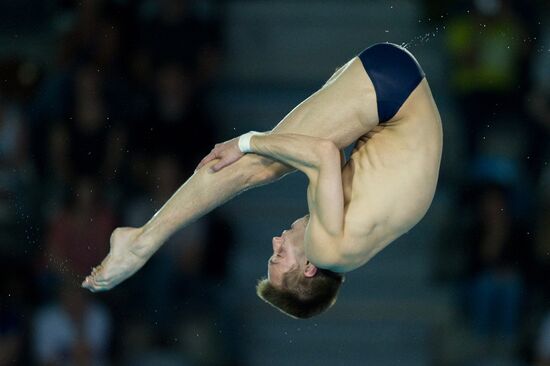 Synchronized diving European Diving Championships. Men's 10 m