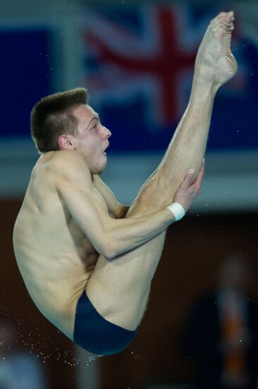 Synchronized diving European Diving Championships. Men's 10 m