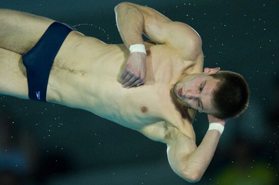 Synchronized diving European Diving Championships. Men's 10 m