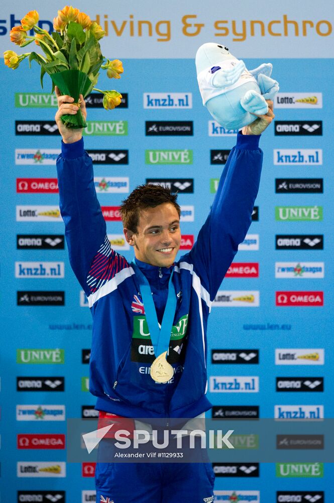 Synchronized diving European Diving Championships. Men's 10 m