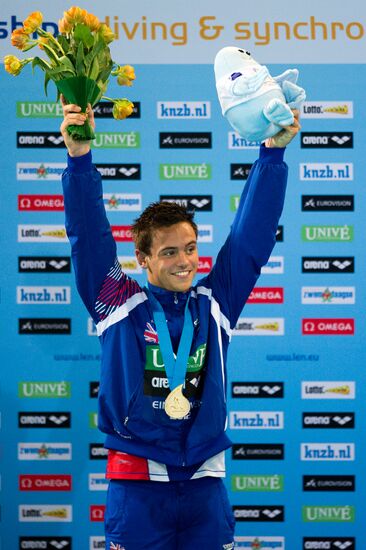 Synchronized diving European Diving Championships. Men's 10 m