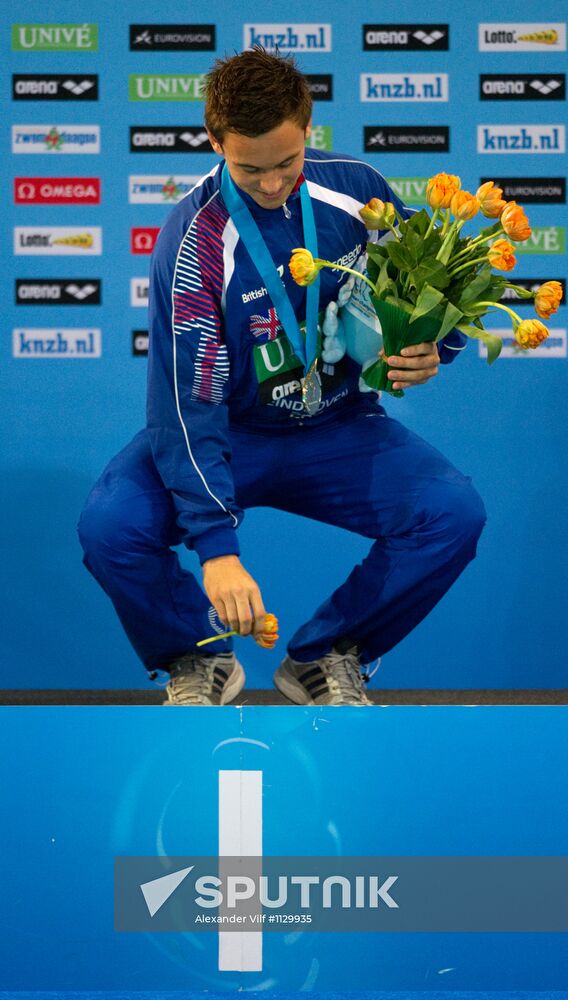 Synchronized diving European Diving Championships. Men's 10 m