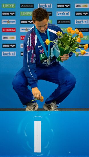 Synchronized diving European Diving Championships. Men's 10 m