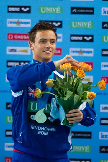 Synchronized diving European Diving Championships. Men's 10 m