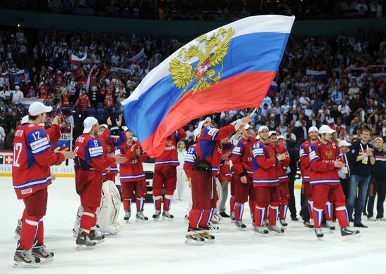 Hockey World Championship. Final match Russia - Slovakia