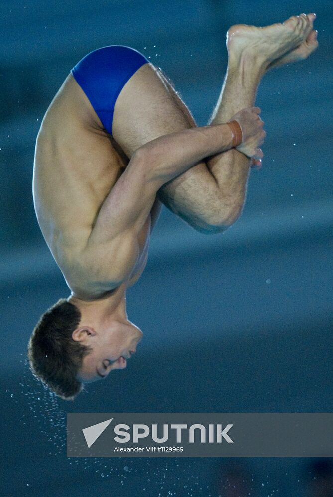 Synchronized diving European Diving Championships. Men's 10 m