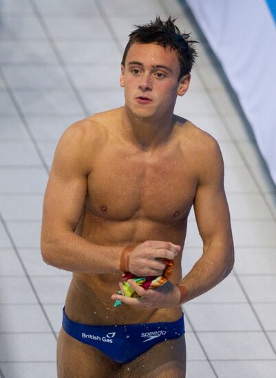 Synchronized diving European Diving Championship. Men's 10 m