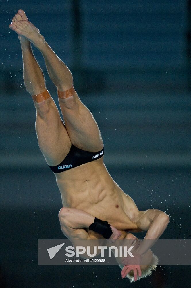 Synchronized diving European Diving Championships. Men's 10 m